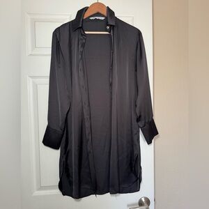 Zara Black Long Sleeve Shirt